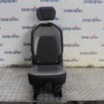 CITROEN C4 GRAND PICASSO DRIVER SIDE REAR 2ND ROW SEAT ONDULICE CLOTH / LEATHER