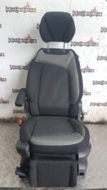 CITROEN C4 GRAND PICASSO SEAT PASSENGER SIDE FRONT IN BLACK / GREY 2014 TO 2022