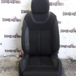 CITROEN DS4 PASSENGER SIDE FRONT SEAT IN BLACK / GREY CLOTH 2011 TO 2015
