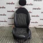 MINI CLUBMAN R55 R56 PASSENGER SIDE SEAT IN HALF LEATHER 2006 TO 2012