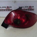 PEUGEOT 206 OFFSIDE / DRIVER SIDE REAR TAIL LIGHT UNIT / CLUSTER 2003 2004 2005