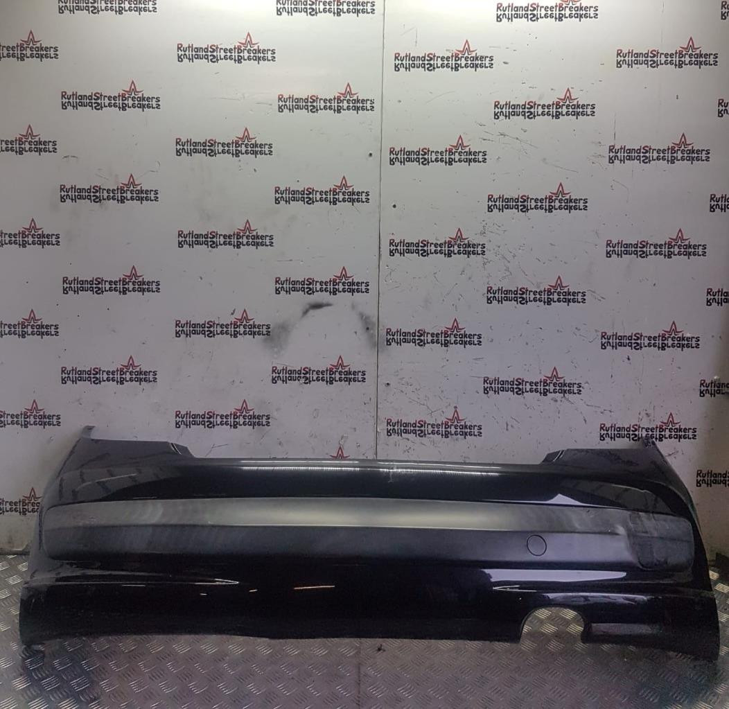 PEUGEOT-207-CC-CONVERTIBLE-REAR-BUMPER-IN-OBSIDIAN-BLACK-EXL-2006-TO-2012-135561499043 PEUGEOT 207 / CC CONVERTIBLE REAR BUMPER IN OBSIDIAN BLACK EXL 2006 TO 2012 - Image 1