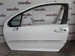 PEUGEOT 207 PASSENGER SIDE FRONT DOOR IN BANQUISE WHITE EWP 2006 TO 2012
