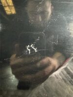 PEUGEOT 208 3 DOOR PASSENGER SIDE FRONT DOOR IN PEARL BLACK KTV 2012 TO 2018 - Image 9