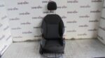 PEUGEOT 208 5 DOOR FRONT DRIVER SIDE SEAT IN BLACK / BLUE CLOTH 2012 TO 2018