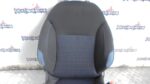 PEUGEOT 208 5 DOOR FRONT DRIVER SIDE SEAT IN BLACK / BLUE CLOTH 2012 TO 2018 - Image 4