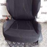 PEUGEOT 208 5 DOOR FRONT PASSENGER SIDE SEAT IN BLACK CLOTH 2012 TO 2018 - Image 6