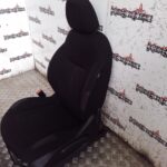 PEUGEOT 208 5 DOOR FRONT PASSENGER SIDE SEAT IN BLACK CLOTH 2012 TO 2018 - Image 7