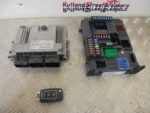 PEUGEOT 208 8HR COMPLETE ECU KIT INC KEY ECU 9666729680 / BSI 9807532080