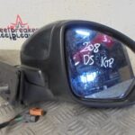 PEUGEOT 208 DRIVER SIDE WING MIRROR IN SHARK GREY KTP 2012 TO 2019
