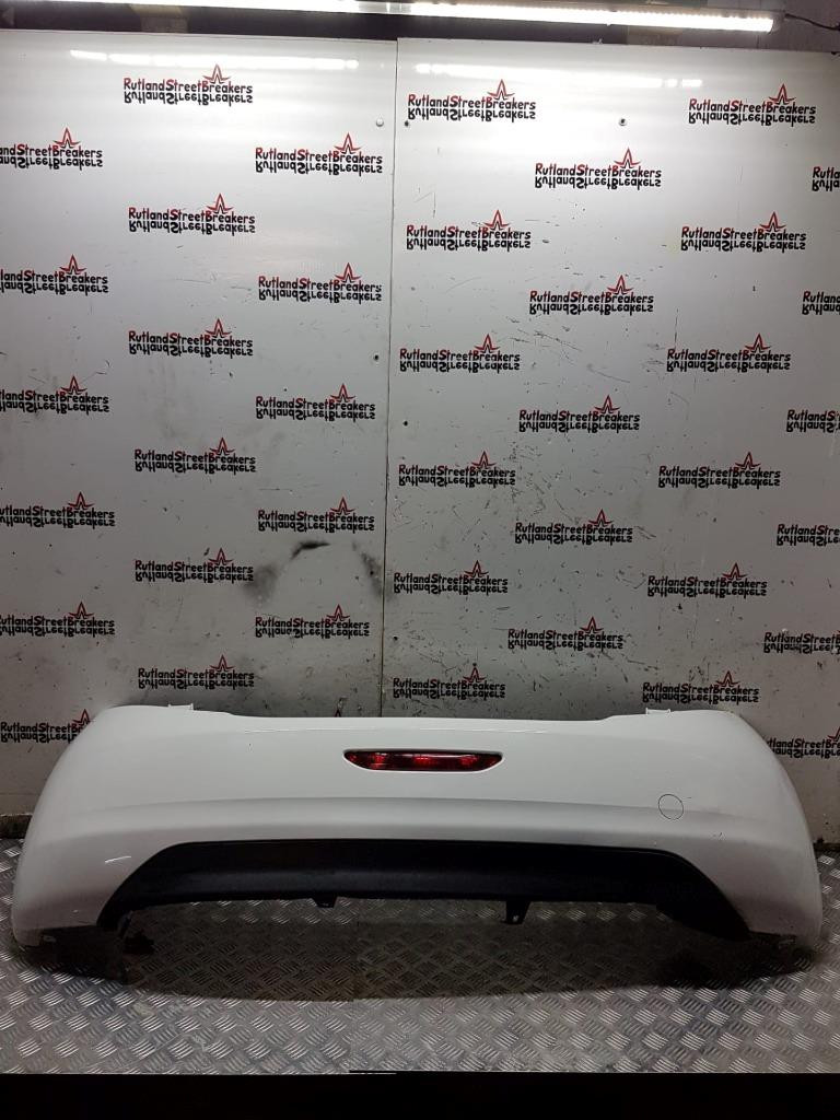 PEUGEOT-208-REAR-BUMPER-BANQUISE-WHITE-EWP-2012-TO-2019-135535433603 PEUGEOT 208 REAR BUMPER BANQUISE WHITE EWP 2012 TO 2019 - Image 1