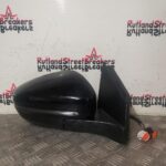 PEUGEOT 3008 5008 DRIVER SIDE WING MIRROR BLACK KTV POWER FOLDING 2017 TO 2023