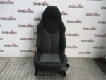 PEUGEOT 308 CC PASSENGER SIDE BLACK / GREY FABRIC FRONT SEAT 2009 - 2013