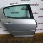 PEUGEOT 407 5 DOOR DRIVER SIDE REAR DOOR SILVER EZR 2004 - 2010