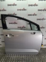 PEUGEOT 5008 DRIVER SIDE FRONT DOOR IN GREY / SILVER EZR 2009 TO 2016