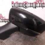 RENAULT CLIO MK4 PASSENGER SIDE ELECTRIC WING MIRROR IN BLACK 2016 TO 2019