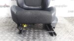 RENAULT CLIO MK4 PASSENGER SIDE FRONT SEAT IN BLACK LEATHER / CLOTH 2013 TO 2019 - Image 8