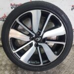 RENAULT CLIO MK4 SINGLE ALLOY DRENALIC BLACK / SILVER 215 / 45 / 17 2013 - 2019