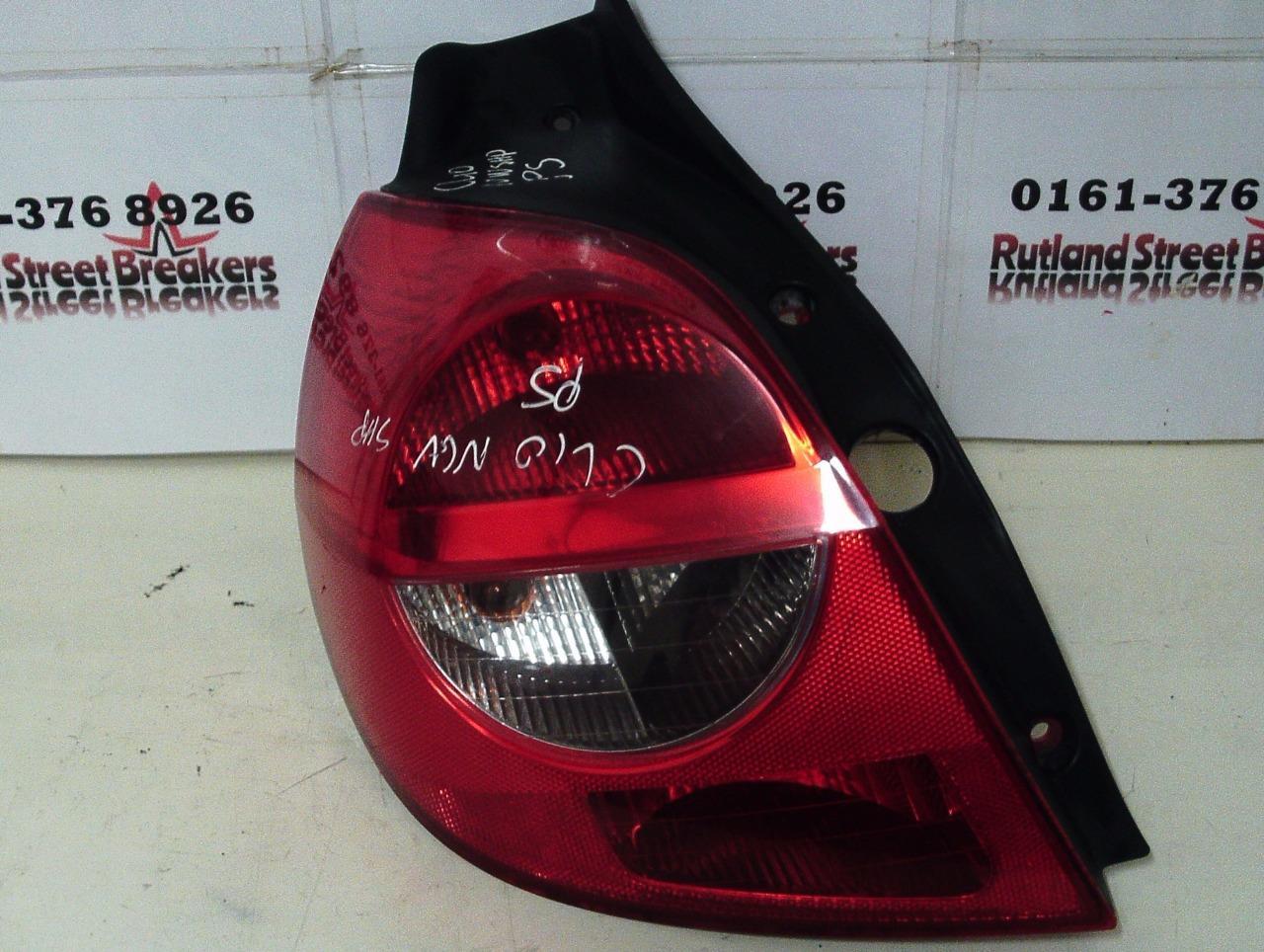RENAULT-CLIO-PASSENGER-SIDE-NEARSIDE-REAR-LIGHT-CLUSTER-2006-TO-2009-132271748953 RENAULT CLIO PASSENGER SIDE / NEARSIDE REAR LIGHT / CLUSTER 2006 TO 2009 - Image 1