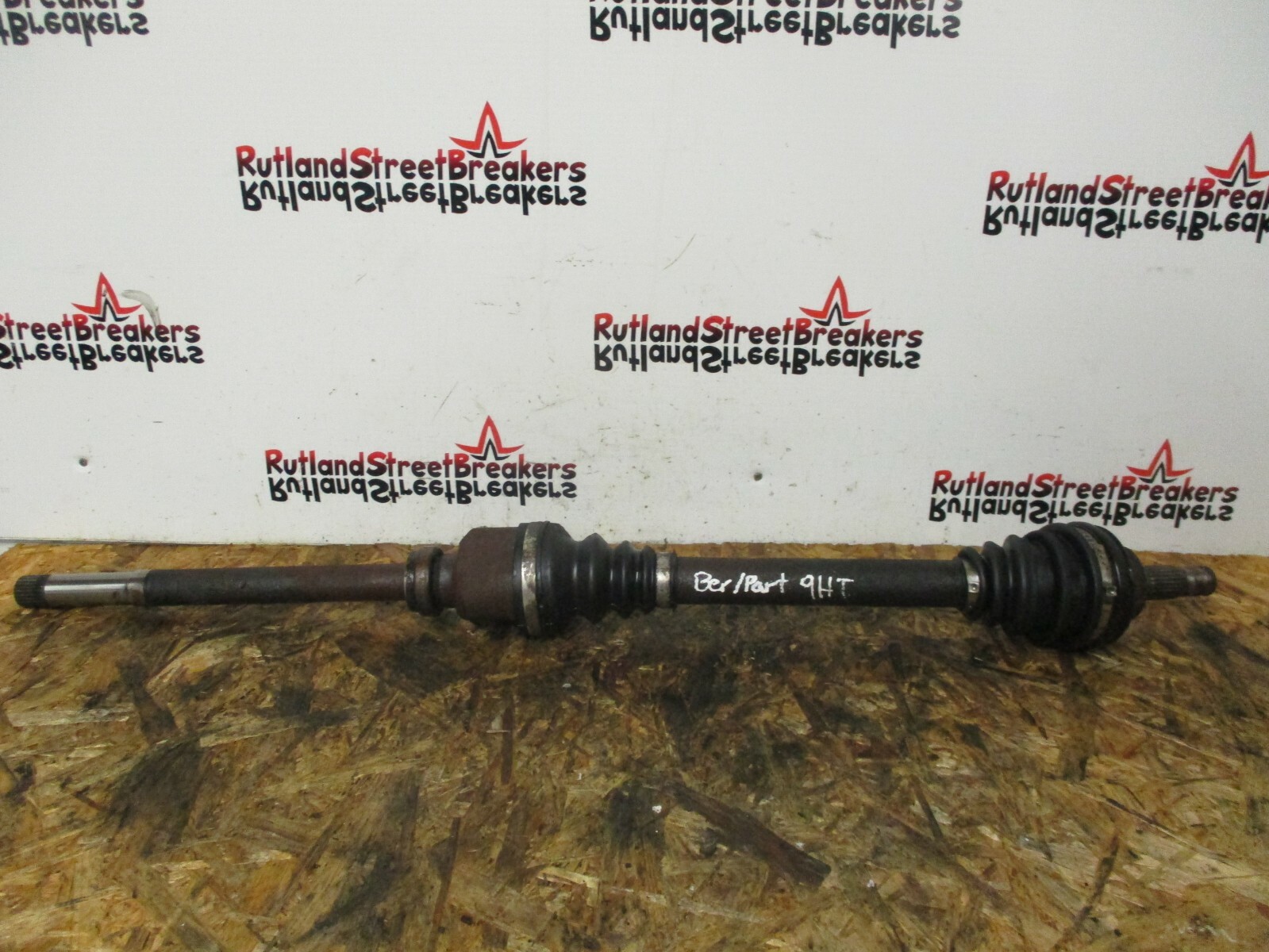 BERLINGO-PARTNER-DRIVESHAFT-16-HDI-9HT-DIESEL-DRIVER-SIDE-FRONT-143585384494 BERLINGO / PARTNER DRIVESHAFT 1.6 HDI 9HT DIESEL DRIVER SIDE FRONT - Image 1