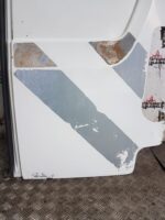 Berlingo Partner Driver Side Rear Door Banquise White EWP 2009 to 2018 (Damaged) - Image 4