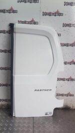 CITROEN BERLINGO PEUGEOT PARTNER DRIVER SIDE REAR DOOR WHITE EWP 2009 - 2018