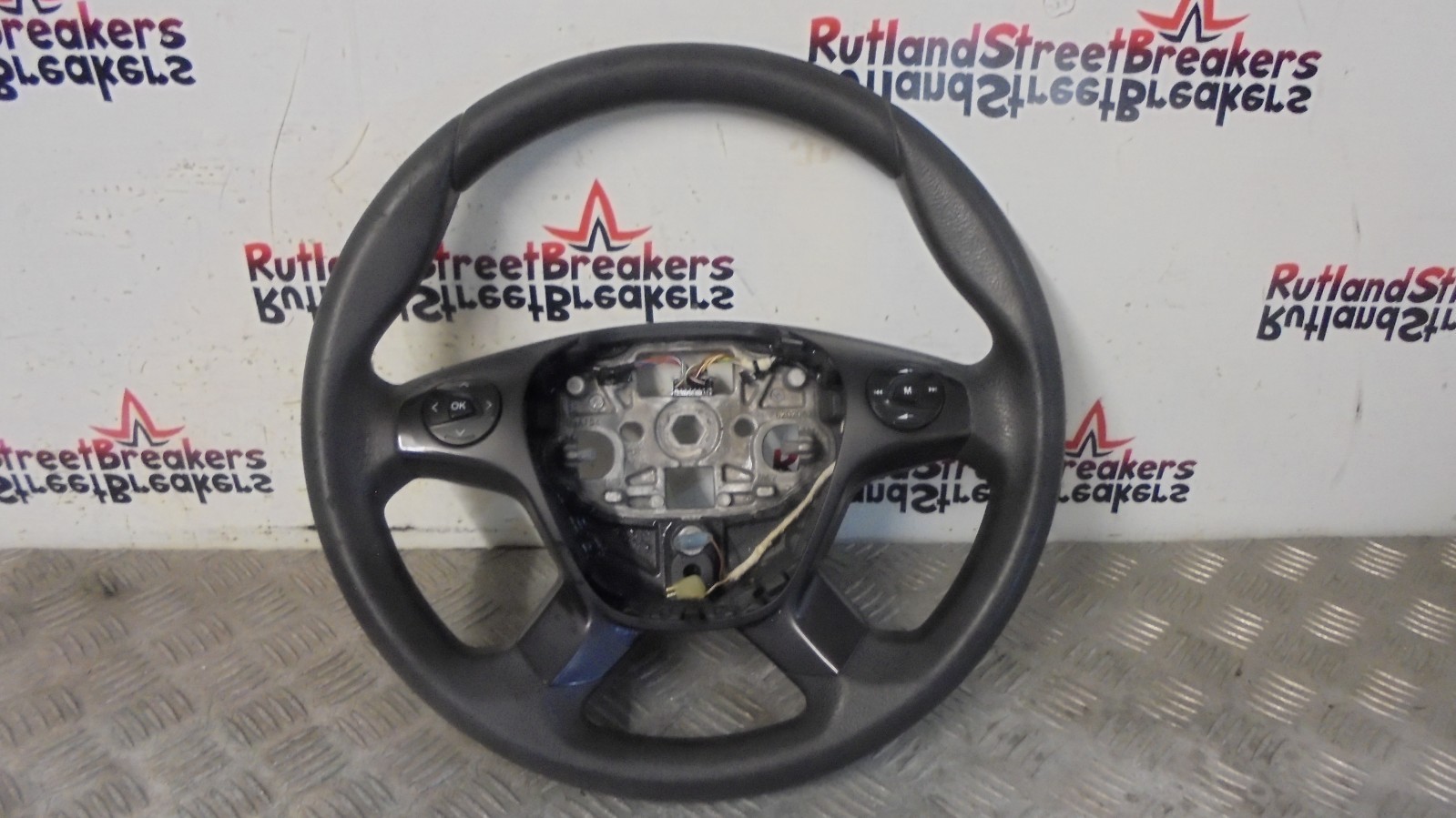 FORD-TRANSIT-CUSTOM-MK8-STEERING-WHEEL-MULTIFUNTION-BK21-3600-CD35B8-2014-2019-146963707594 FORD TRANSIT CUSTOM MK8 STEERING WHEEL MULTIFUNTION BK21 3600 CD35B8 2014 2019 - Image 1