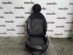 MINI CLUBMAN R55 R56 DRIVER SIDE SEAT IN HALF LEATHER 2006 TO 2012