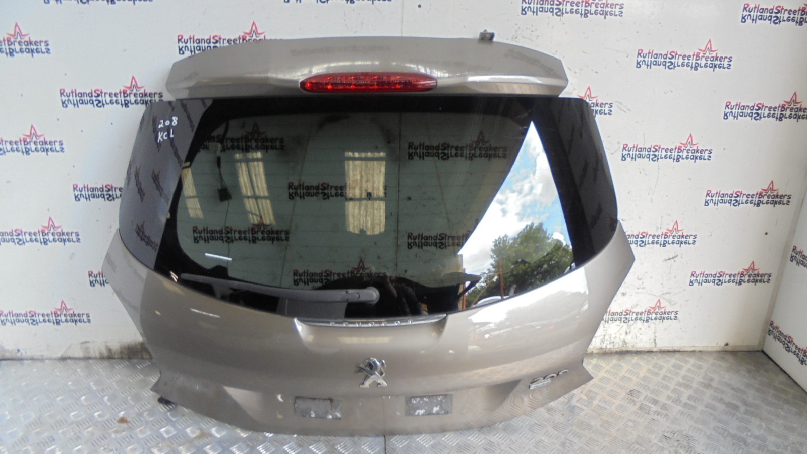 PEUGEOT-208-TAILGATE-IN-SPIRIT-GREY-KCL-2012-TO-2018-146722069124 PEUGEOT 208 TAILGATE IN SPIRIT GREY KCL 2012 TO 2018 - Image 1