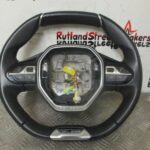 PEUGEOT 3008 / 5008 GT LINE FLAT BOTTOM STEERING WHEEL WITH WIRING 2017 TO 2020