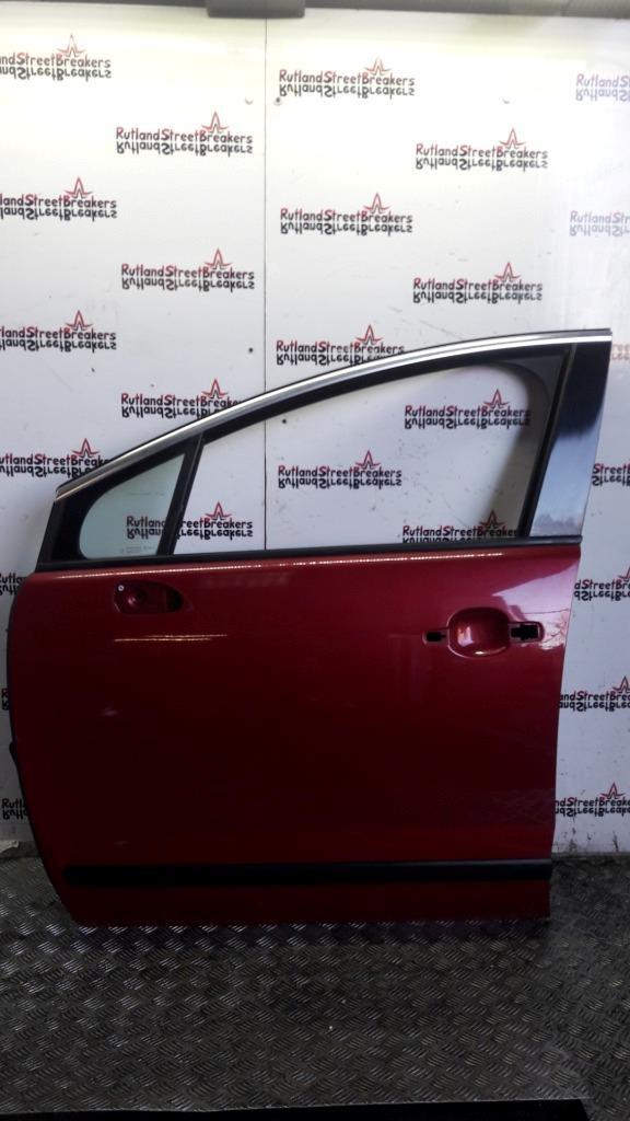 PEUGEOT-3008-PASSENGER-SIDE-FRONT-DOOR-IN-BABYLON-RED-LKR-2009-TO-2016-144844367294 PEUGEOT 3008 PASSENGER SIDE FRONT DOOR IN BABYLON RED LKR 2009 TO 2016 - Image 1