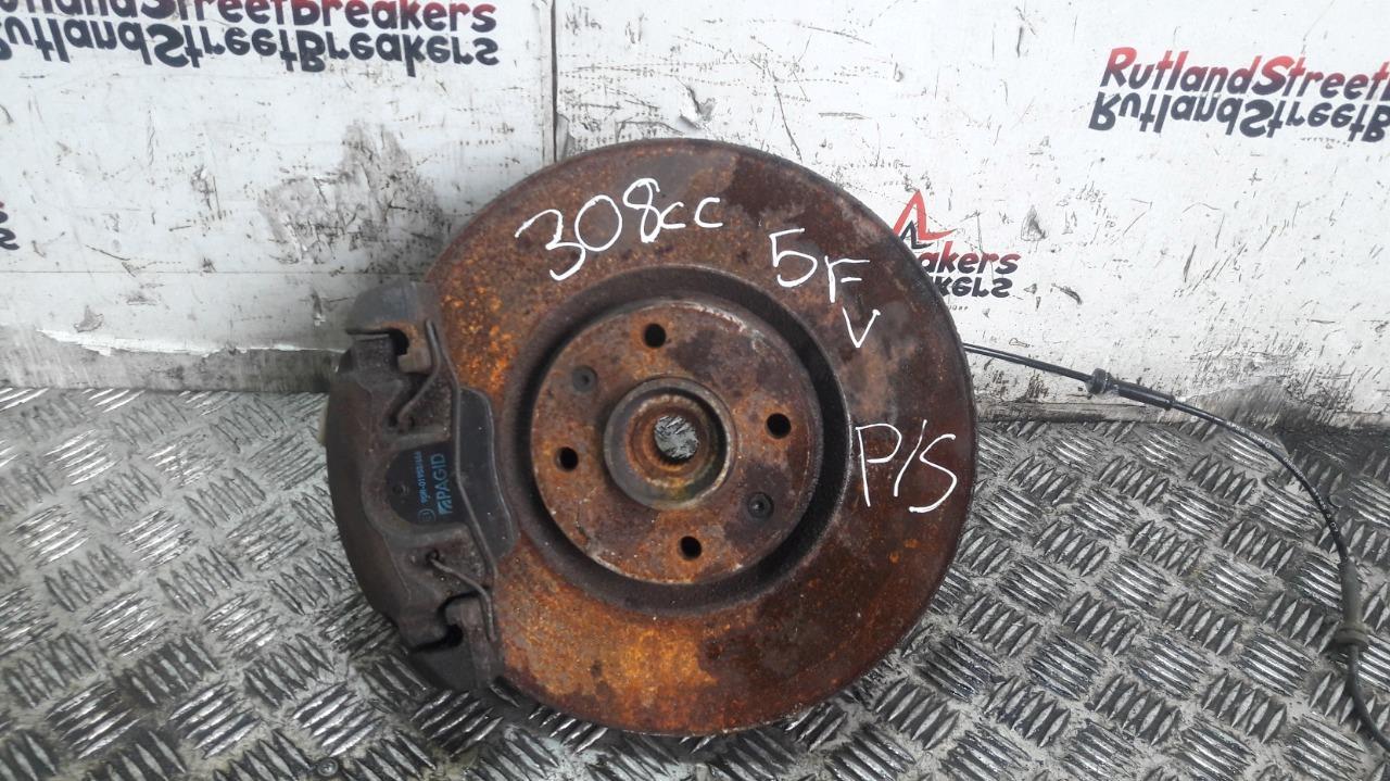 PEUGEOT-308-CC-16-PETROL-TURBO-PASSENGER-SIDE-HUB-DISK-CALIPER-2008-TO-2013-134530010414 PEUGEOT 308 CC 1.6 PETROL TURBO PASSENGER SIDE HUB / DISK / CALIPER 2008 TO 2013 - Image 1