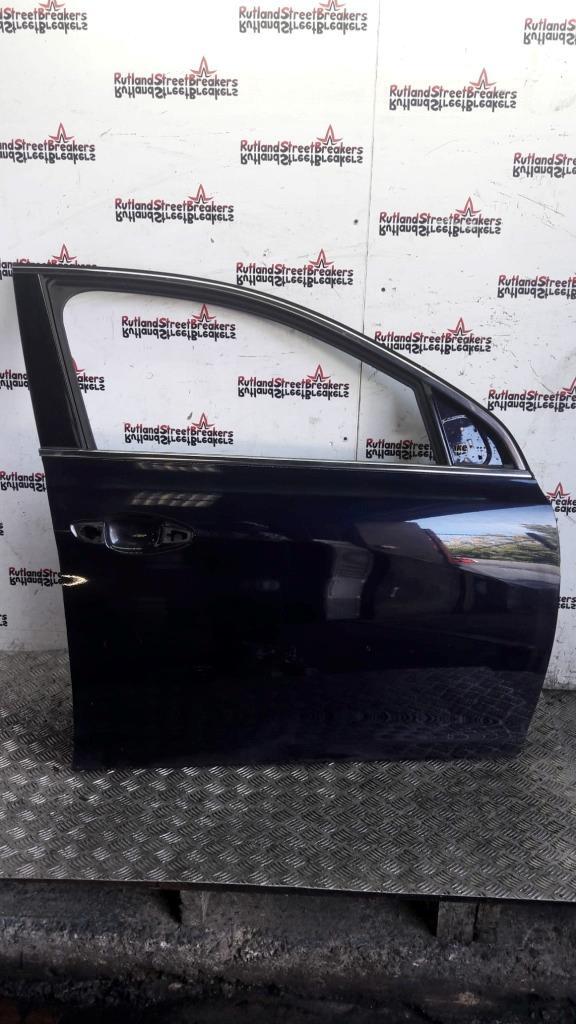 PEUGEOT-308-DRIVER-SIDE-FRONT-DOOR-IN-INK-BLUE-EKU-2014-TO-2021-144731837214 PEUGEOT 308 DRIVER SIDE FRONT DOOR IN INK BLUE EKU 2014 TO 2021 - Image 1
