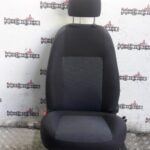 PEUGEOT BIPPER / FIAT NEMO PASSENGER SIDE FRONT SEAT IN GREY CLOTH 2008 TO 2017