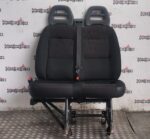 RELAY / BOXER / MOVANO PASSENGER SIDE DOUBLE SEAT IN CLOTH DARKO + TWILL " 35 "