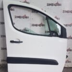 CITROEN BERLINGO PEUGEOT PARTNER DRIVER SIDE FRONT DOOR WHITE EWP 2009 - 2018