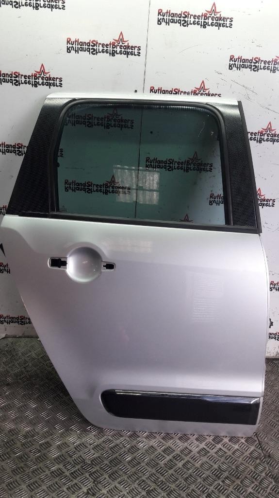 CITROEN-C3-PICASSO-DRIVER-SIDE-OFF-SIDE-REAR-DOOR-IN-SILVER-EZR-2009-TO-2016-146994414005 CITROEN C3 PICASSO DRIVER SIDE / OFF SIDE REAR DOOR IN SILVER EZR 2009 TO 2016 - Image 1