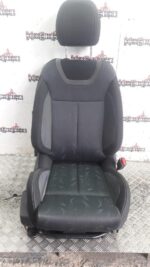 CITROEN C4 PASSENGER SIDE FRONT SEAT IN GREY / BLACK CLOTH 2011 TO 2017
