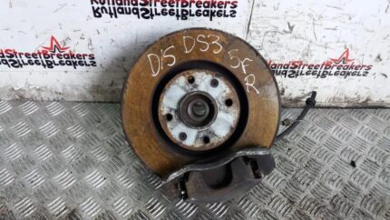 CITROEN DS3 1.6 PETROL 5FR DRIVER FRONT HUB / DISC CALIPER 2009 TO 2016