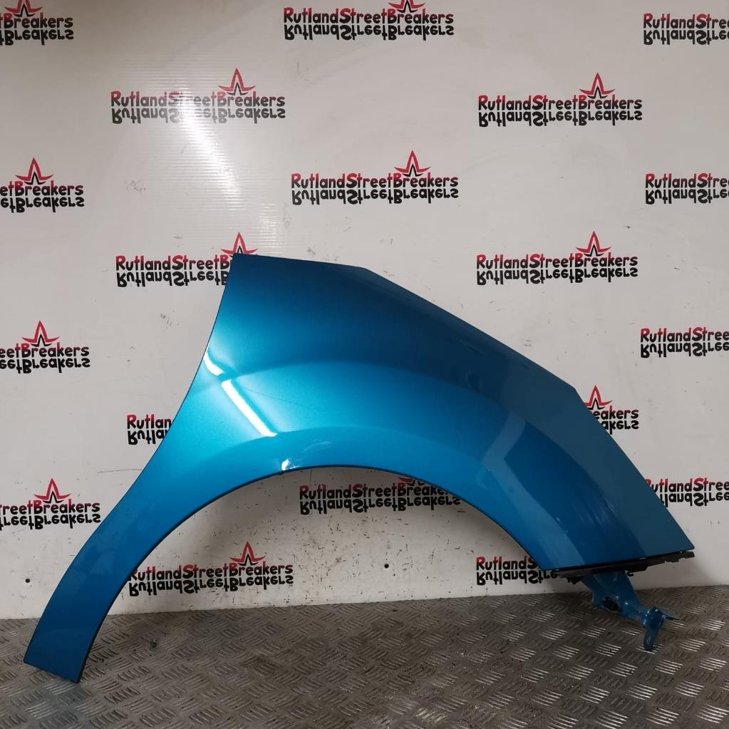 CITROEN-DS3-DRIVER-SIDE-FRONT-WING-BELLE-ILE-BLUE-KGW-2009-to-2018-146500100975 CITROEN DS3 DRIVER SIDE FRONT WING BELLE-ILE BLUE KGW 2009 to 2018 - Image 1