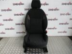 PEUGEOT 2008 DRIVER SIDE FRONT SEAT BLACK CLOTH 2013 TO 2019