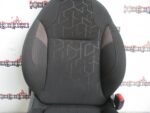 PEUGEOT 2008 DRIVER SIDE FRONT SEAT BLACK CLOTH 2013 TO 2019 - Image 4