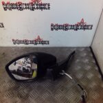 PEUGEOT 2008 PASSENGER ELECTRIC POWER FOLD WING MIRROR BLACK KTV  2013 TO 2019