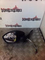 PEUGEOT 2008 PASSENGER ELECTRIC POWER FOLD WING MIRROR BLACK KTV  2013 TO 2019