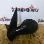 PEUGEOT 206 / SW PASSENGER SIDE NEARSIDE MANUAL MIRROR BLACK 1998 - 2006
