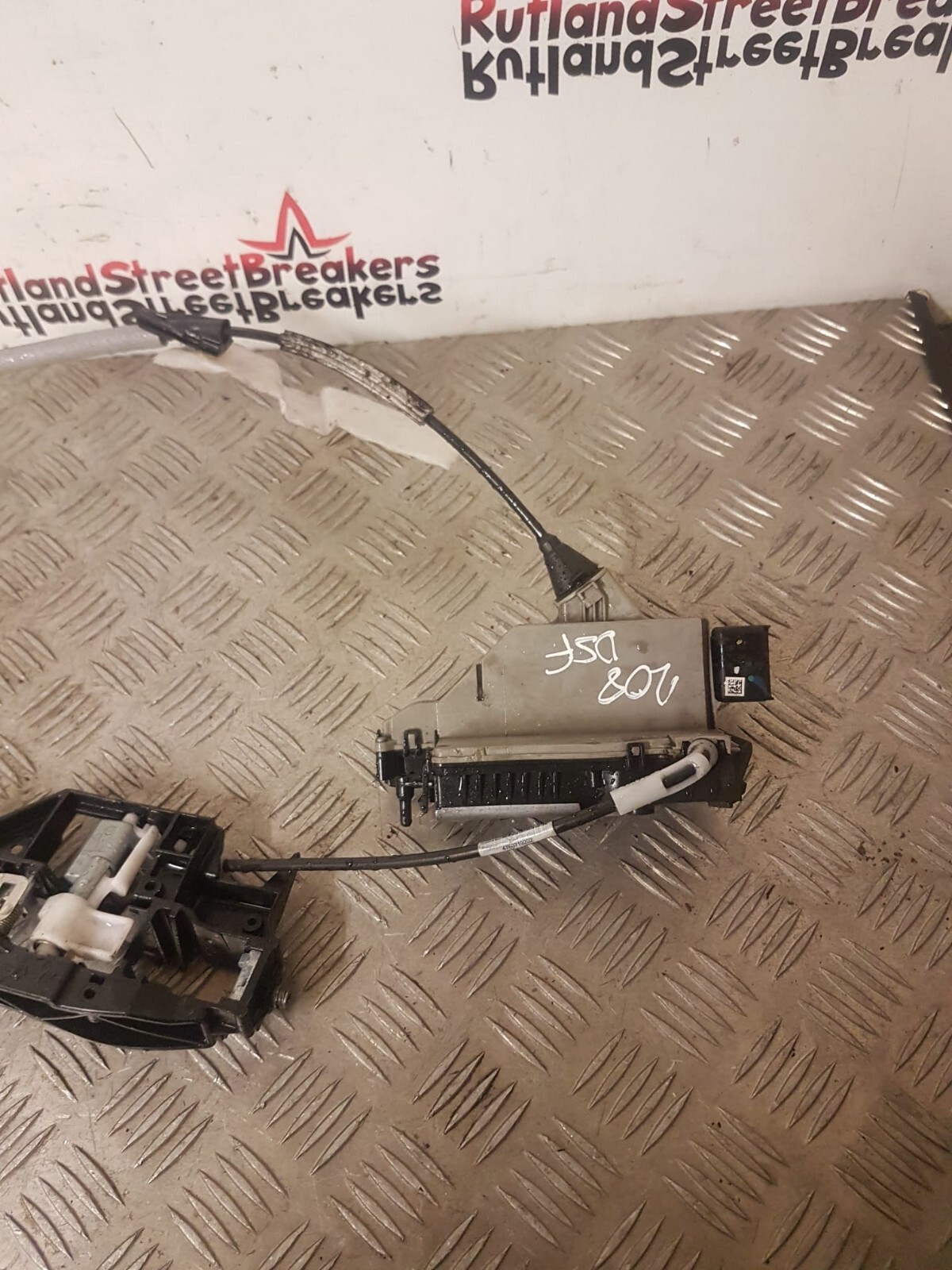 PEUGEOT-208-2008-DRIVER-SIDE-FRONT-DOOR-LOCK-MECHANISM-2012-TO-2018-147168440085 PEUGEOT 208 / 2008 DRIVER SIDE FRONT DOOR LOCK MECHANISM 2012 TO 2018 - Image 1