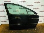 PEUGEOT 407 SW ESTATE / 5 DOOR DRIVER SIDE FRONT DOOR IN BLACK KTVD 2004 TO 2010