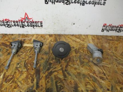 PEUGEOT 5008 LOCK SET DOOR LOCKS FUEL CAP IGNITION BARREL KEY 2010 TO 2016