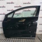RENAULT CLIO MK4 PASSENGER SIDE FRONT DOOR IN BLACK TEGNE 2013 TO 2019
