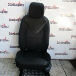 RENAULT CLIO MK4 PASSENGER SIDE FRONT SEAT BLACK / GREY CLOTH 2017 TO 2019